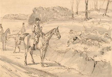After Henry Thomas Alken (1785-1851) - 19th Century Pen and Ink, The Hunt