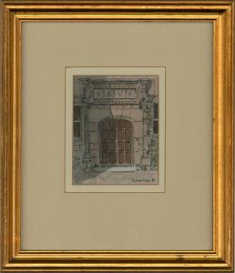 Richard W. Taylor - 1988 Watercolour, The Door