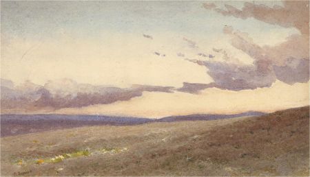 Alice Squire (1840-1936) - Late 19th Century Watercolour, Early Dawn