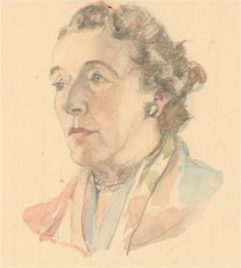 Alexandra E. Layfield - Mid 20th Century Watercolour, Miss G.E. Freeman