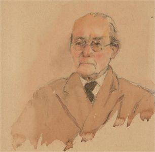 Alexandra E. Layfield - Mid 20th Century Watercolour, Mr Cook