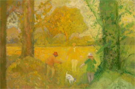 Keith Johnson (1931-2018) - Contemporary Oil, Golden Days