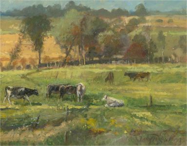 Keith Johnson (1931-2018) - Contemporary Oil, September, Picardie