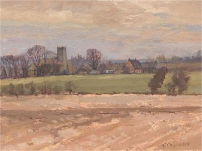 Keith Johnson (1931-2018) - Contemporary Oil, Wickhampton