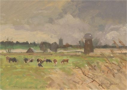 Keith Johnson (1931-2018) - 2003 Oil, Somerton