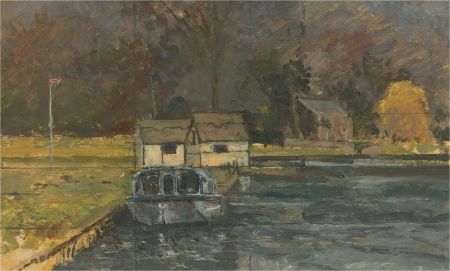 Keith Johnson (1931-2018) - 2006 Oil, View in Coltishall