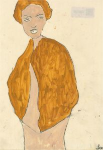 Ben Carrivick - Contemporary Oil, Orange Coat