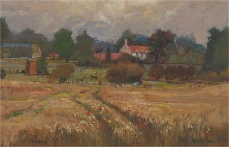 Keith Johnson (1931-2018) - 2004 Oil, Spixworth, England