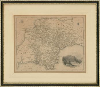 J. and C. Walker - c.1831 Engraving, Devonshire