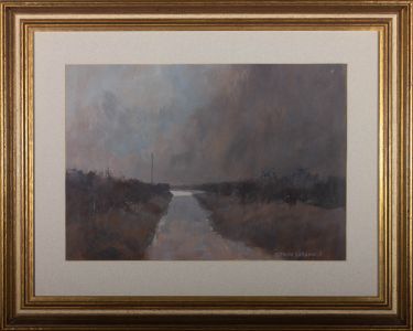 Norman J. Battershill RBA ROI PS (1922-2010) - 1979 Oil, Rain