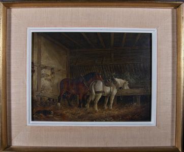 After Benjamin Zoble (1762-1830) -Late 19thC Watercolour, Feeding At The Trough