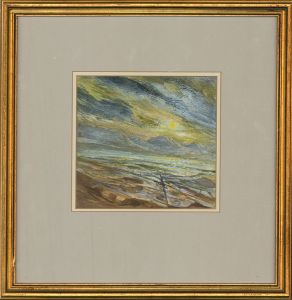 Ken Longcake - 1993 Acrylic, Time & Tide