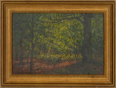 Charles S. Meacham (1860-1940) - Early 20th Century Oil, Spring Leaves