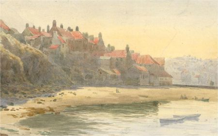 Vernon Howard (1840-1902) - Late 19th Century Watercolour, Coastal Village