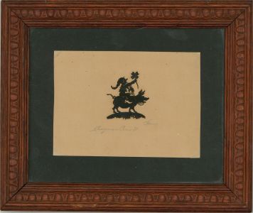 Early 20th Century Paper Cut - Luck Of The Irish