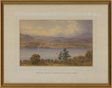 William Taylor Longmire (1841-1914) - 1880 Watercolour, Lake Windermere