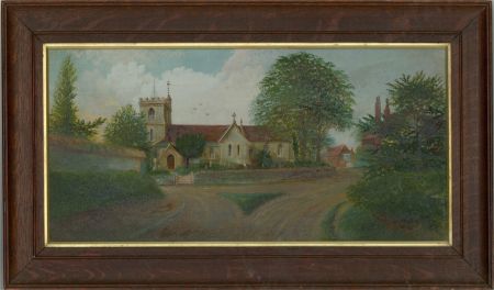 20th Century Oil - A Village Church
