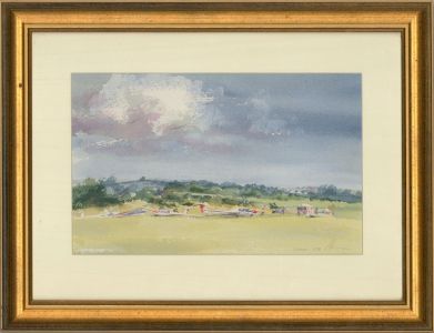 1998 Watercolour - Enstone Glider Plane Convention