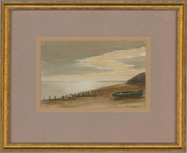 Stewart Charles Hine (1928-2018) - 2003 Watercolour, Clearing Over Selsey