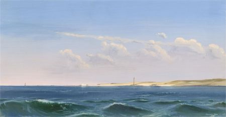 Stewart Charles Hine (1928-2018) - 1973 Oil, Cap de la Hague