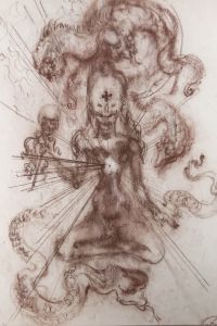Mollie Paxton - 20th Century Pastel, Mystic Figure