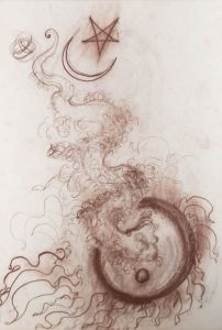 Mollie Paxton - 20th Century Pastel, Dragon