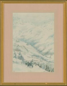 Alice E. Ingleby - Early 20th Century Watercolour, A Grey Day