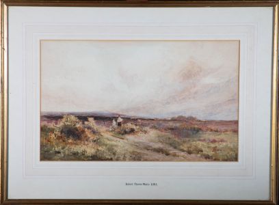Attrib. Robert Thorne Waite RWS (1842-1935) - Watercolour, Figures in Landscape
