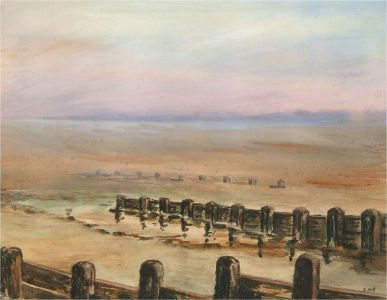 E. A. P - Early 20th Century Watercolour, Low Tide In The Early Morning