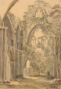Mid 19th Century Watercolour - Abbey Ruins