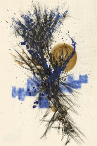 Max Rummel - 1986 Mixed Media, Abstract No.45