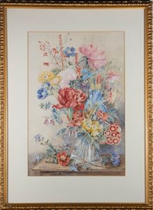 Irene B. Lett - Mid 20th Century Watercolour, Floral Arrangement