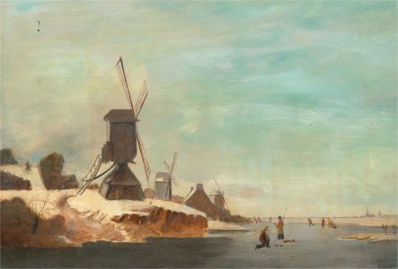 Croft - 20th Century Oil, Winter In The Netherlands