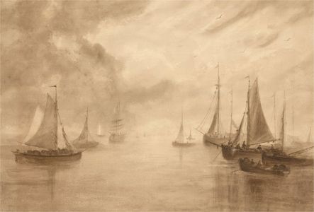 Attrib. George Sheffield (1839-1892) - Mid 19th Century Watercolour, Seascape