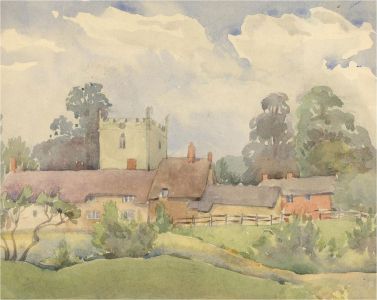 1945 Watercolour - Barton Seagrave, Northamptonshire