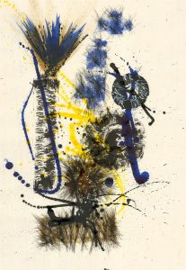 Max Rummel - 1986 Mixed Media, Abstract No.30