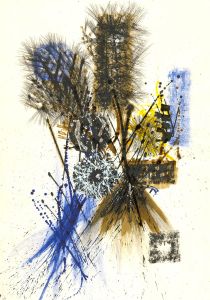 Max Rummel - 1986 Mixed Media, Abstract No.52