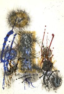 Max Rummel - 1986 Mixed Media, Abstract No.54