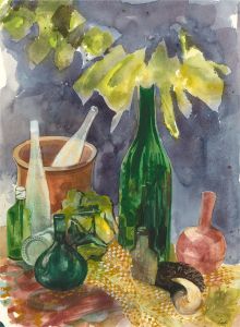 Pamela Guille ARCA - Contemporary Watercolour, Daffodils & Vases