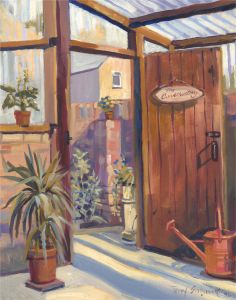 Terry Shelbourne (1930-2020) - 1992 Oil, The Greenhouse