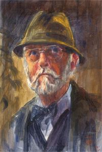 Terry Shelbourne (1930-2020) - 20th Century Oil, Self Portrait
