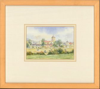 Maureen Ibbetson - 2006 Watercolour, Towcester Racecourse
