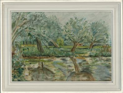 Contemporary Oil - A Little Lake View