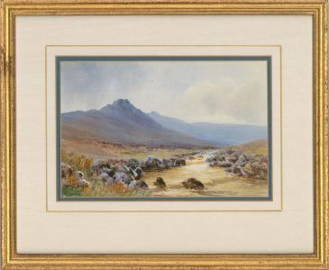 John McDougal (1851-1945) - Early 20th Century Watercolour, Mountain Landscape