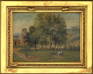 M. Donat - Late 19th Century Oil, Rural Scene