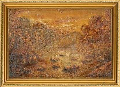 For Restoration - A Pair of Early 20th Century Oils - River Landscapes