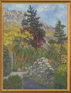 Gwyneth Willitt - Contemporary Oil, Happy Valley Botanical Gardens, Llandudno