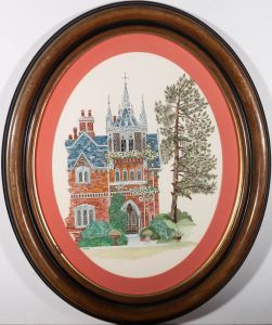 C. Owen - Contemporary Watercolour, Red Brick House
