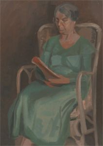 Mid 20th Century Oil - The Reader