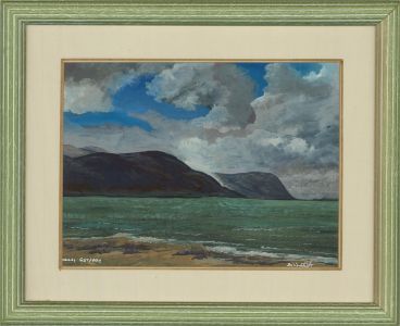 Gwyneth Willitt - Contemporary Gouache, Across Conwy Estuary